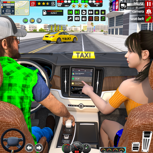 futuristic auto Taxi simulator