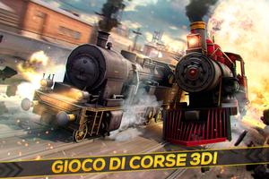Poster Corsa di Treni - Simulatore 3D