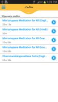 Vipassana Meditation Ekran Görüntüsü 3