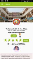 Vivekanand Public Sr. Sec. School -Tonk (Wschool) Affiche
