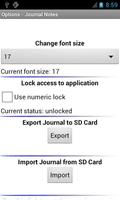 Journal Notes screenshot 2