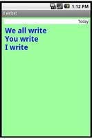 I Write! - demo 截图 3