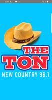 New Country 96.1 THE TON plakat