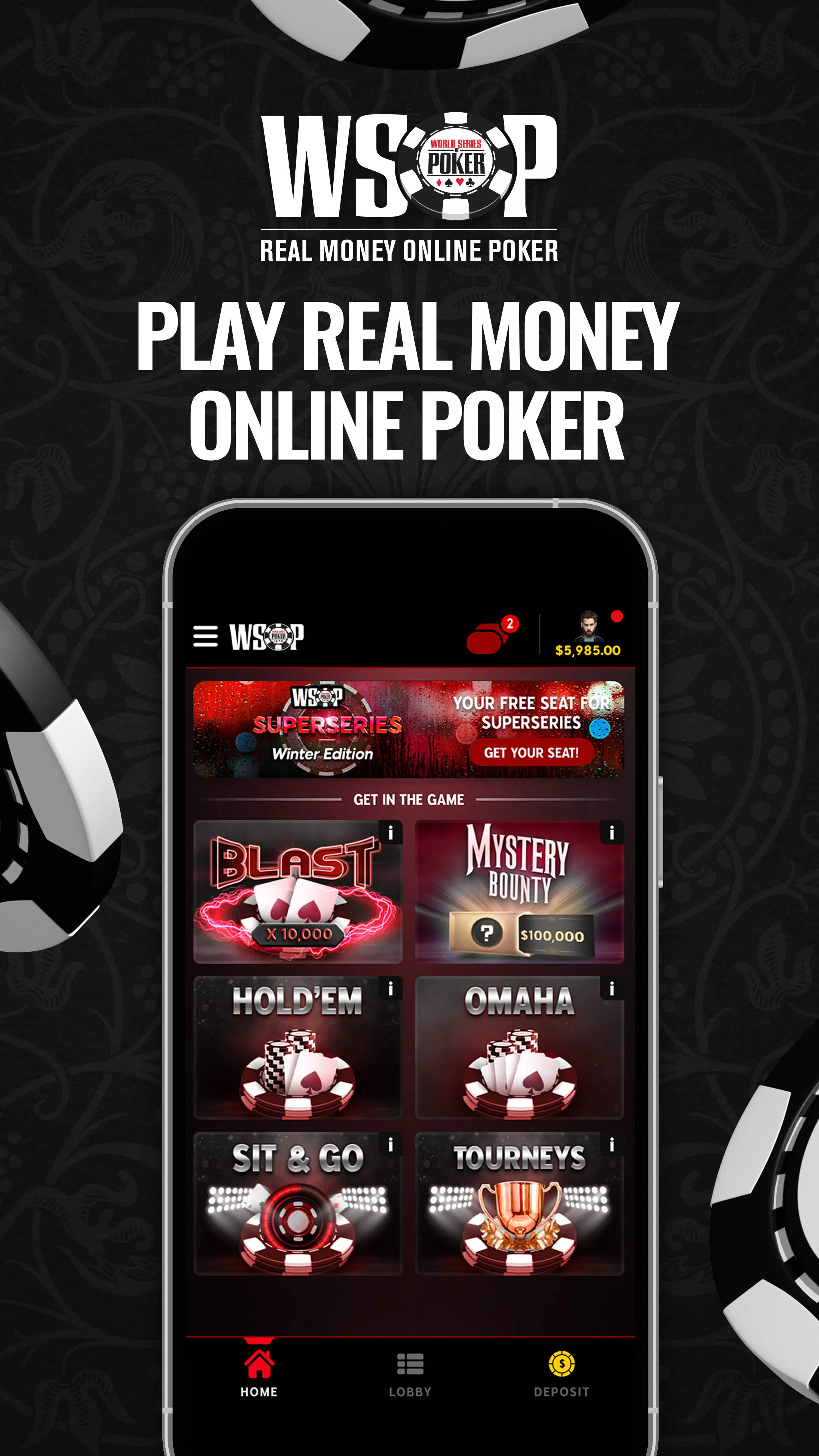 WSOP Real Money Poker – MI