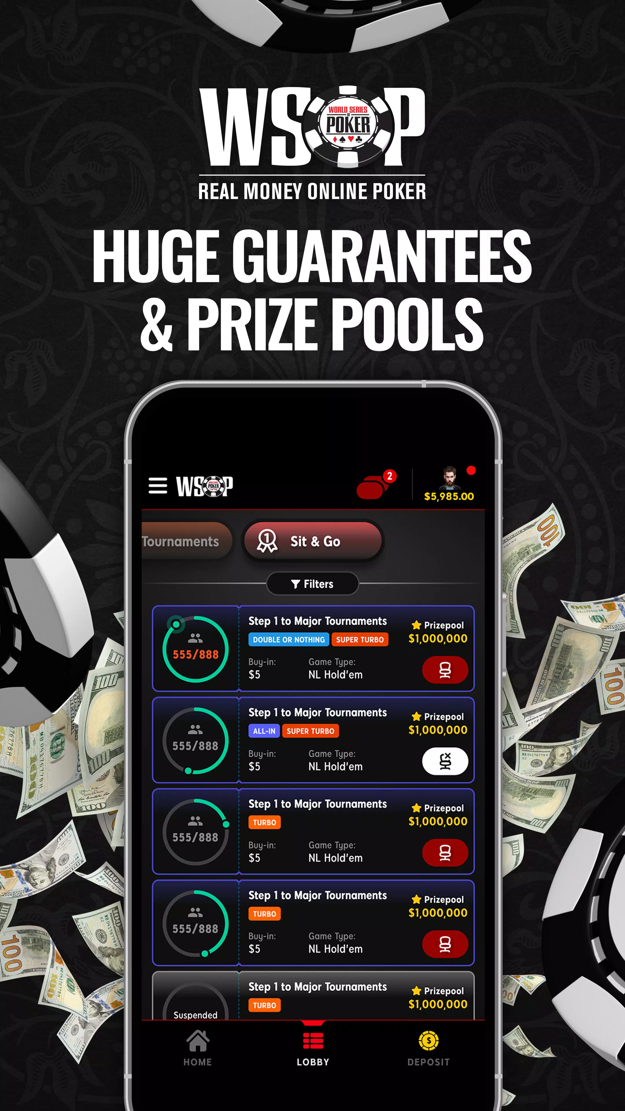 WSOP Real Money Poker – MI