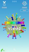 Color lines: Fight the virus Affiche