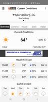 WSPA Weather imagem de tela 1