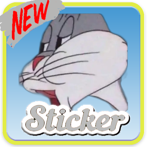 Stickers Bunny Diciendo no Par