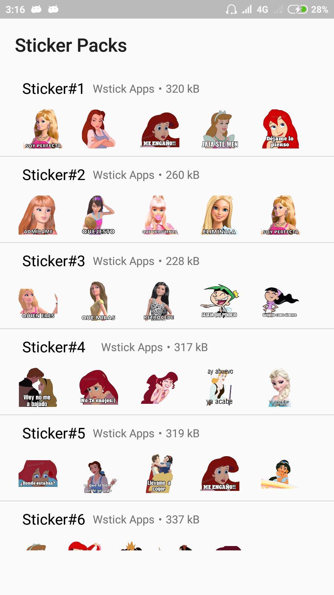 Stickers de las Princesas Para WhatsApp APK for Android Download