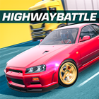 Highway Car Traffic Battle Zeichen
