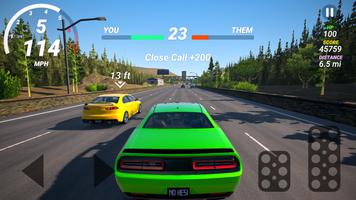 No Hesi Car Traffic Racing captura de pantalla 1