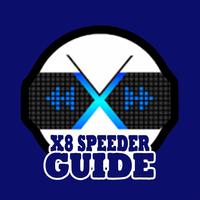 Tips to use x8 Speeder الملصق