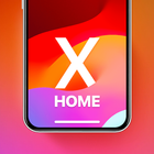 iCenter iOS 16: X - Home Bar icône