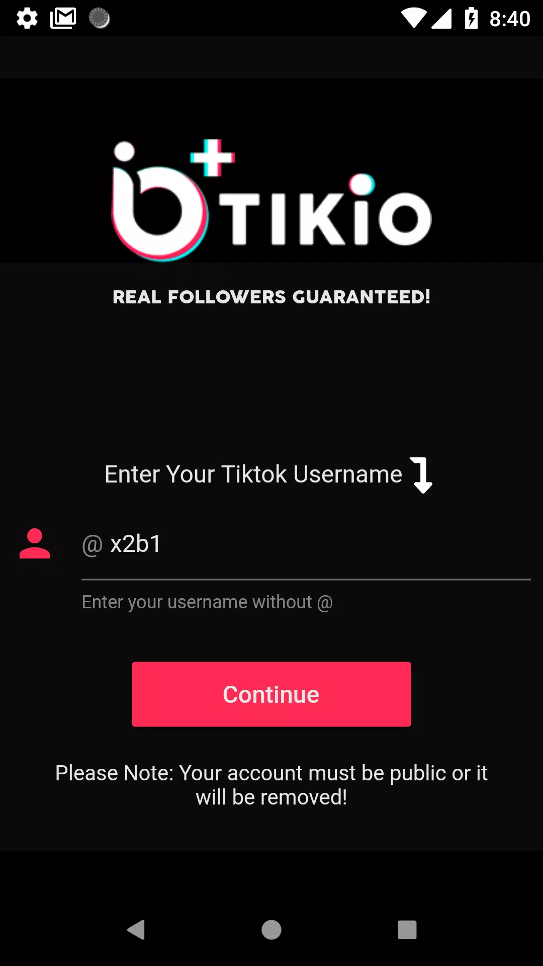 Android İndirme için Tiktok için takipçi hilesi APK