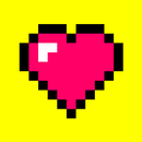 Nummer Kleuren Hart. Fijne Valentijnsdag!-APK