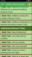 Maths Tricks And Shortcuts imagem de tela 1
