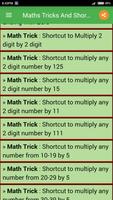 Maths Tricks And Shortcuts capture d'écran 2