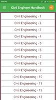 Civil Engineer Handbook capture d'écran 1