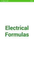 پوستر Electrical Formulas