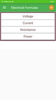 Electrical Formulas स्क्रीनशॉट 2