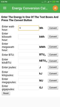 Energy Conversion Calculator For Android Apk Download