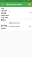 Lighting Calculator imagem de tela 2