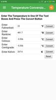 Temperature Converter capture d'écran 2