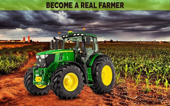 Farming Simulator 19: Real Tractor Farming Game poster