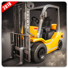 Forklift Simulator Crane Games icon