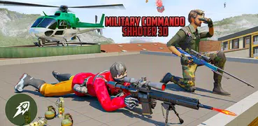Atirador de Comando Militar 3D