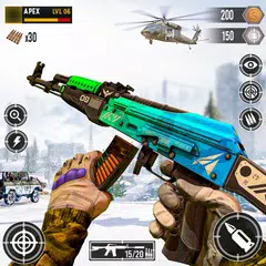 軍事突擊隊遊戲 - 離線射擊遊戲，槍支遊戲 XAPK 下載