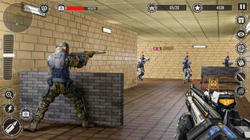 Commando militaire Shooter 3D Affiche
