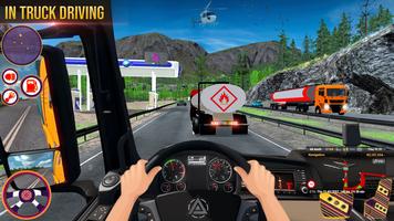 Truck Driving Simulator Games Affiche