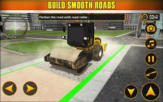 New Road Construction City Builder poster