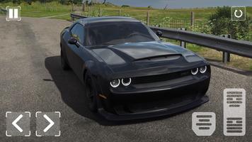 Muscle Car Drive Dodge Demon poster