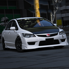 Furious Honda Civic City Race icono