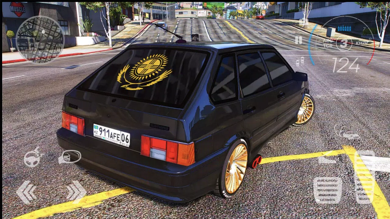 Lada 2114 Russian Car Driving