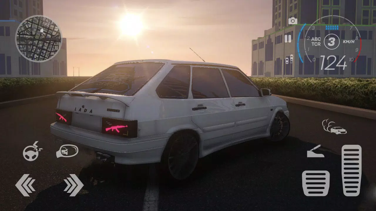 Lada 2114 Russian Car Driving