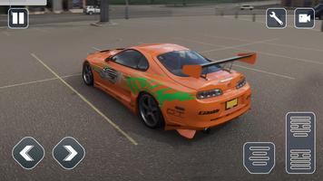 Fun Race Toyota Supra Parking plakat