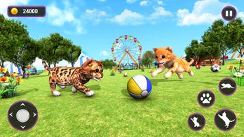 Virtual Pet Cat Games Offline captura de pantalla 1