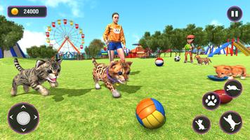 Virtual Pet Cat Games Offline captura de pantalla 3
