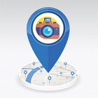 Caméra de carte GPS:horodatage icône
