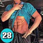 28 Days Challenge Workout ABS-icoon