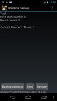 Contacts Backup الملصق