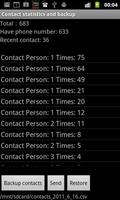 Contacts Backup ảnh chụp màn hình 1