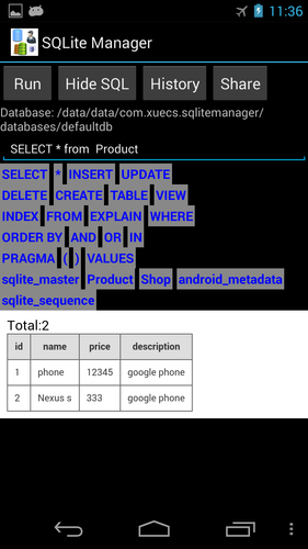 SQLiteManager