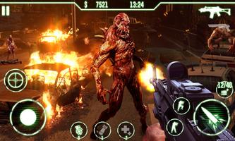 Zombie Death Hunter 3D capture d'écran 3