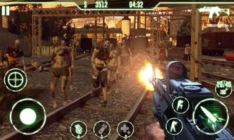 Zombie Death Hunter 3D اسکرین شاٹ 1