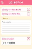 Period Tracker imagem de tela 3