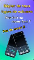 Réglage de Son: Monter,baisser Affiche